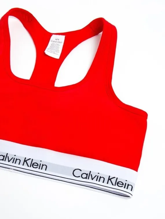 Комплект женский (топ/трусы), цвет красный МИКС, размер 44-46