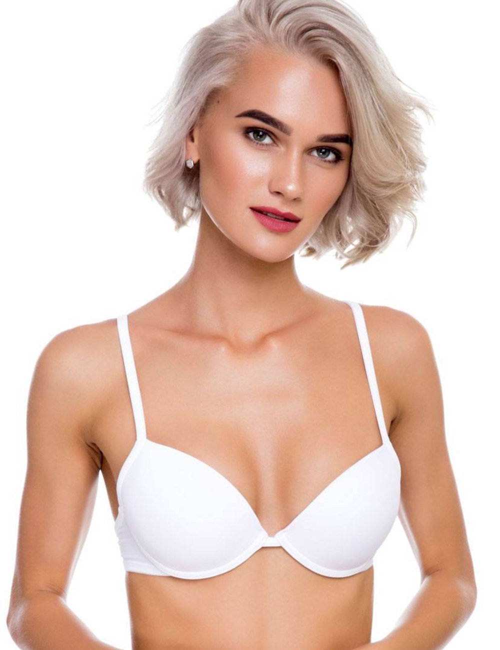 Бюстгальтер с градуированной чашкой и эффектом пуш-ап (Размер: 1B) (Цвет: черный)