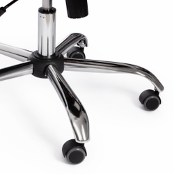 Кресло BERGAMO хром (22) кож/зам, бежевый, 36-34