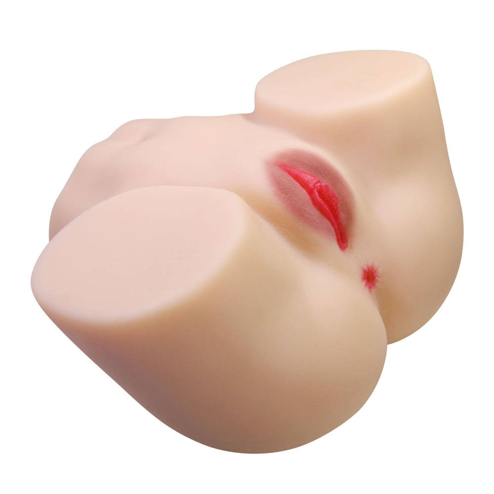 Телесный мастурбатор с 2 любовными отверстиями Olivia (Цвет: телесный)