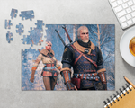 Пазл Геральт Из Ривии И Цирилла Ведьмак The Witcher
