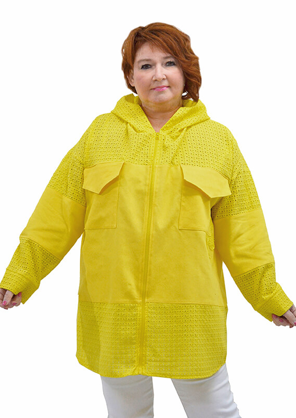 Ветровка-пыльник комбинированная Цыпа