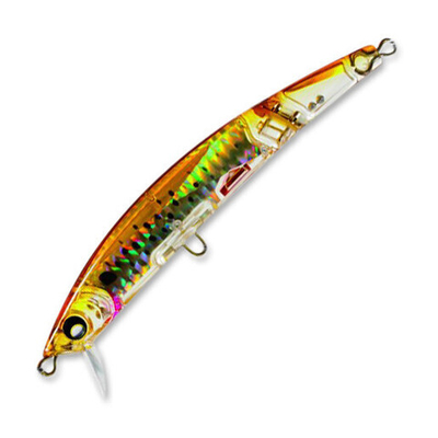 Воблер для рыбалки F1051-HBK Yo-Zuri Crystal 3D Minnow Jointed 130F 130мм 22g