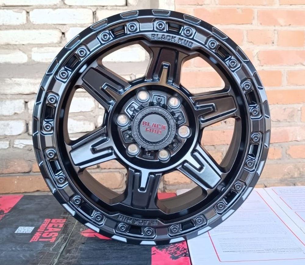 Диск колёсный M590 R17 8,5 ET0 Matte Black BLACK MUD