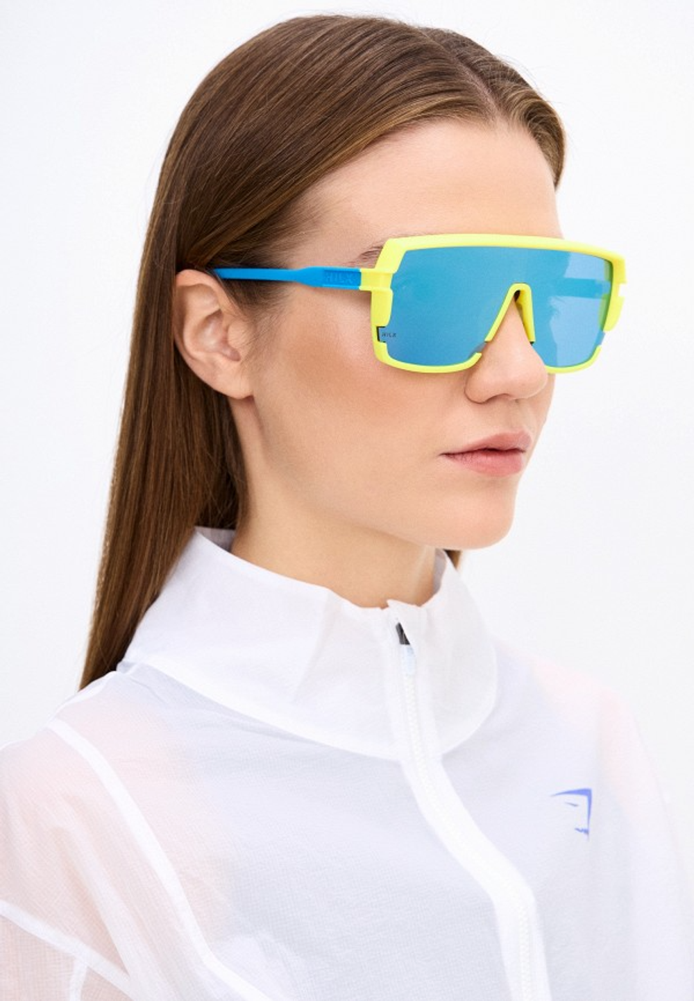 Спортивные очки HILX Youngblood Matte Yellow Blue / Light Blue Lens