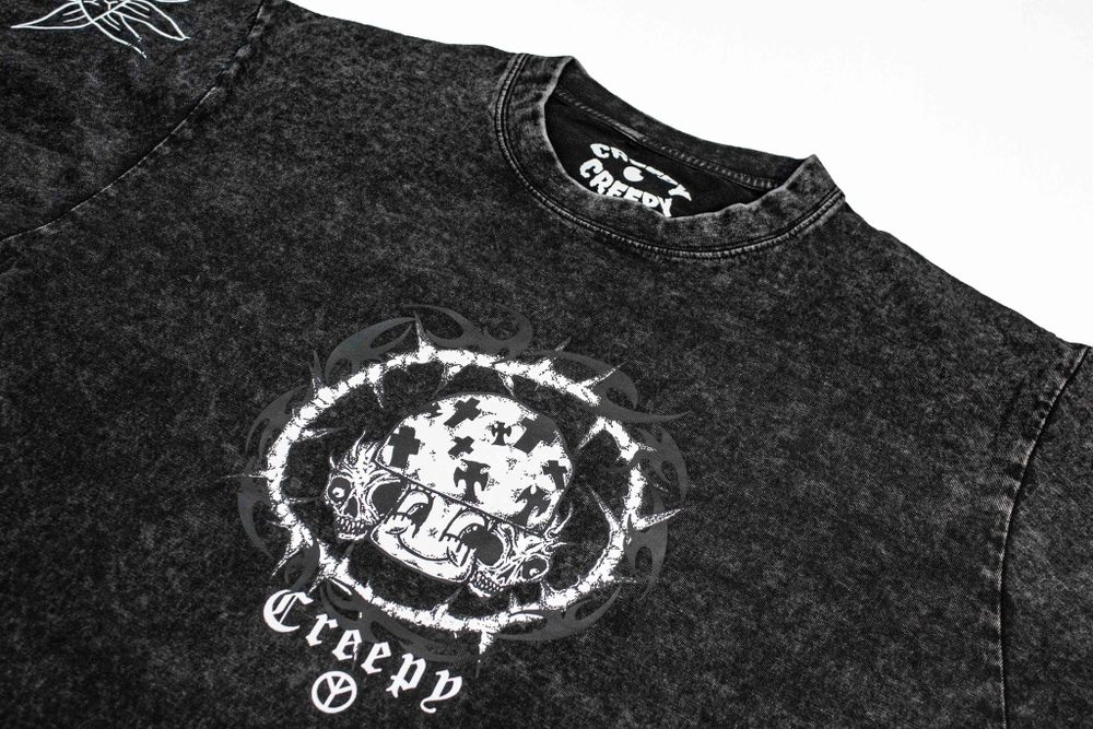 Лонгслив Creepy Clothing Трайбл черный