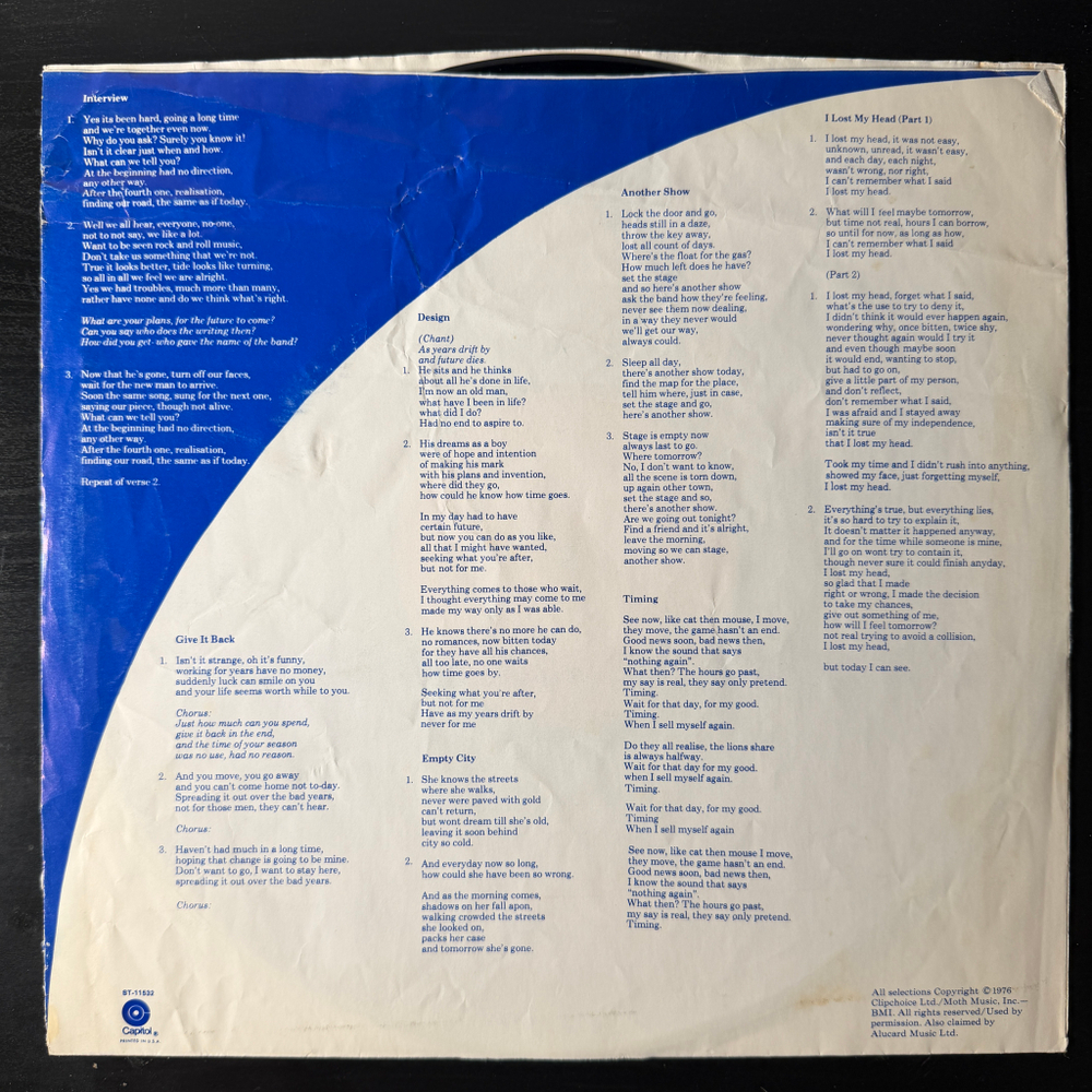 Gentle Giant ‎– Interview (Канада 1976г.)