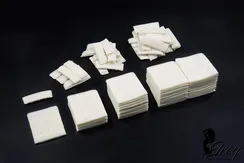 Крючки/петли Arta-F, 44*55 мм, 3*3, айвори 004