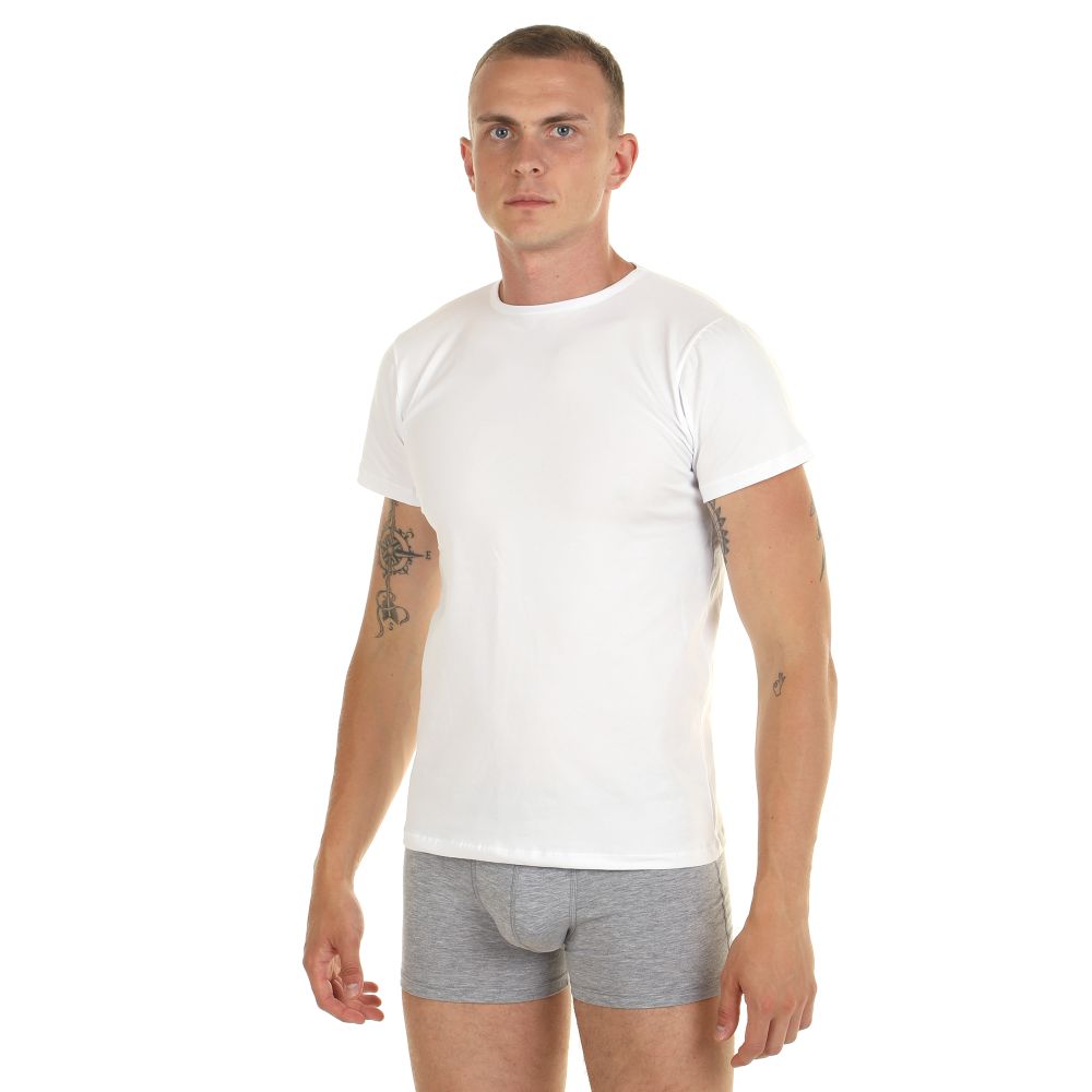 Мужская футболка DonDon 501-01 01 Белый