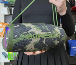 Беспроводная колонка Hopestar H53, световые эффекты, влагозащищенный корпус, поддержка microSD, 35 Вт, military