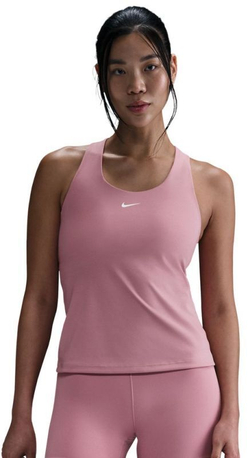 Женский топ теннисный Nike Dri-Fit Swoosh - Розовый