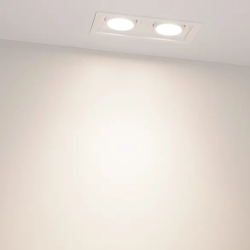 Светильник MS-VORTEX-BUILT-S170x90-2x12W Day4000 (WH-WH, 40 deg, 230V) (Arlight, IP20 Металл, 5 лет) 057771