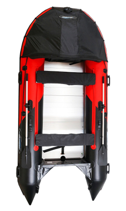 Надувная лодка GLADIATOR D450AL красно-черный