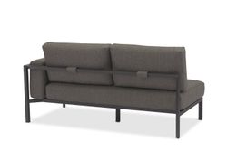 Stockholm, диван антрацит/серый, алюминий