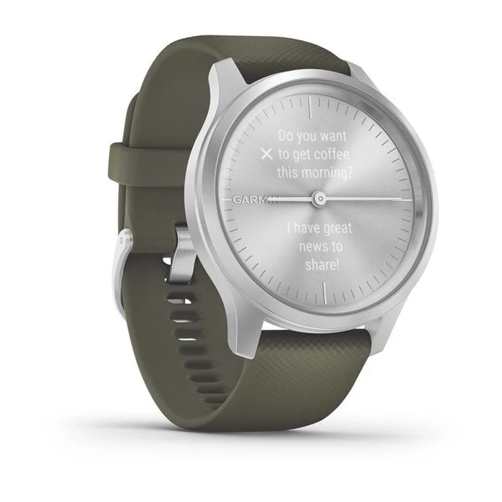 Часы для фитнеса Garmin vivomove Style, серебристый, 010-02240-21