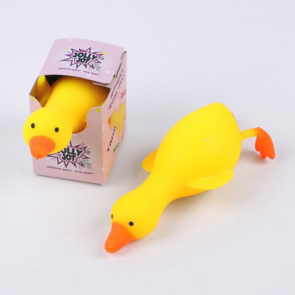 Игрушка-антистресс "ГУСЬ", 17 см, желтый, дисплей, JOLLY JOT (ДЖОЛЛИ ДЖОТ), 665798