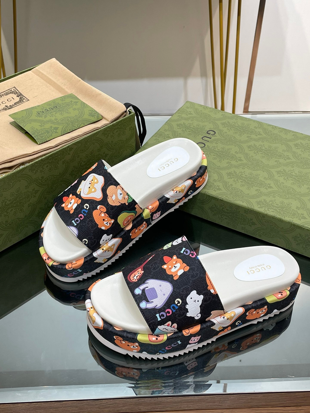 Gucci Platform Slide Sandal