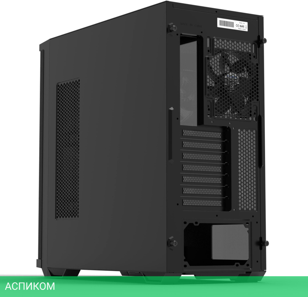 Корпус Zalman Z10 ATX без БП черный