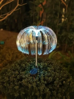 Светильник садовый на солнечной батарее уличный Медуза, 2 шт.