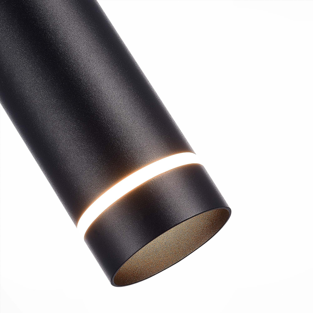 ST115.433.12 Светильник подвесной Черный LED 1*12W 3000K 936Lm Ra&gt;90 120° IP20 D80xH300 165-265V