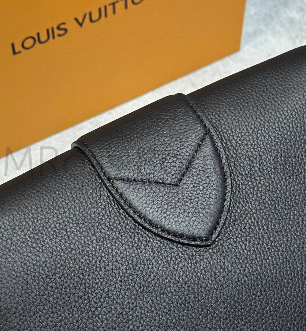 Женская черная сумка LV Pont 9 Soft PM Louis Vuitton премиум класса