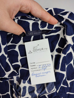 Блузка Marks & Spencer с принтом 42 размер