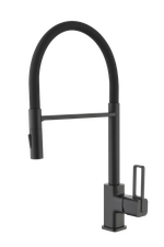 12127-C Смеситель для кухни с гиб. МАГНИТ. изливом (ЧЕР.+ЧЕР.) GANZER (10/1шт)