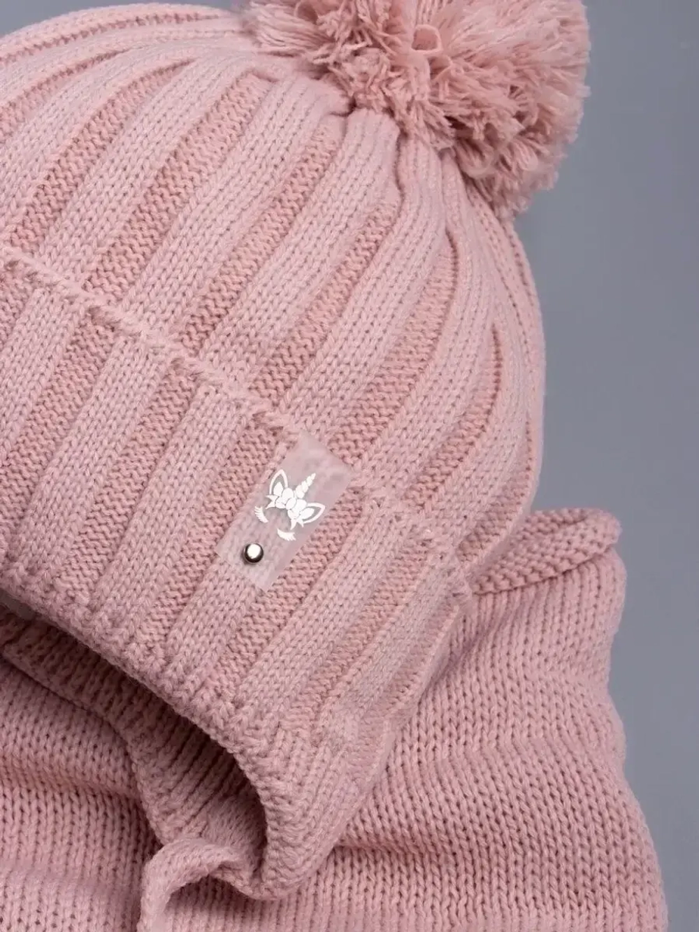 Шапка для девочек осенняя и снуд