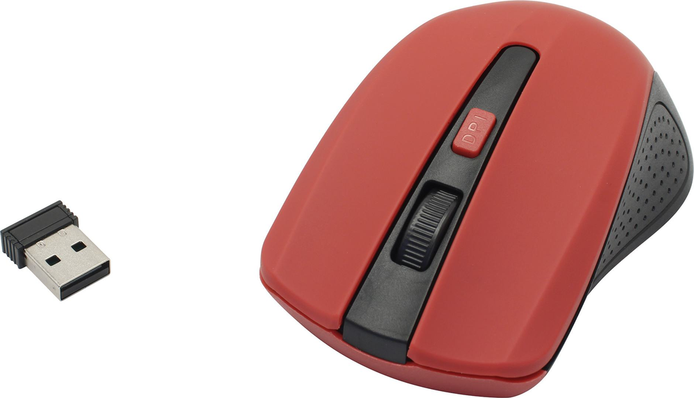 Манипулятор Defender Accura Wireless Optical Mouse &lt; MM-935 Red &gt; (RTL) USB 3btn+Roll &lt; 52937 &gt;
