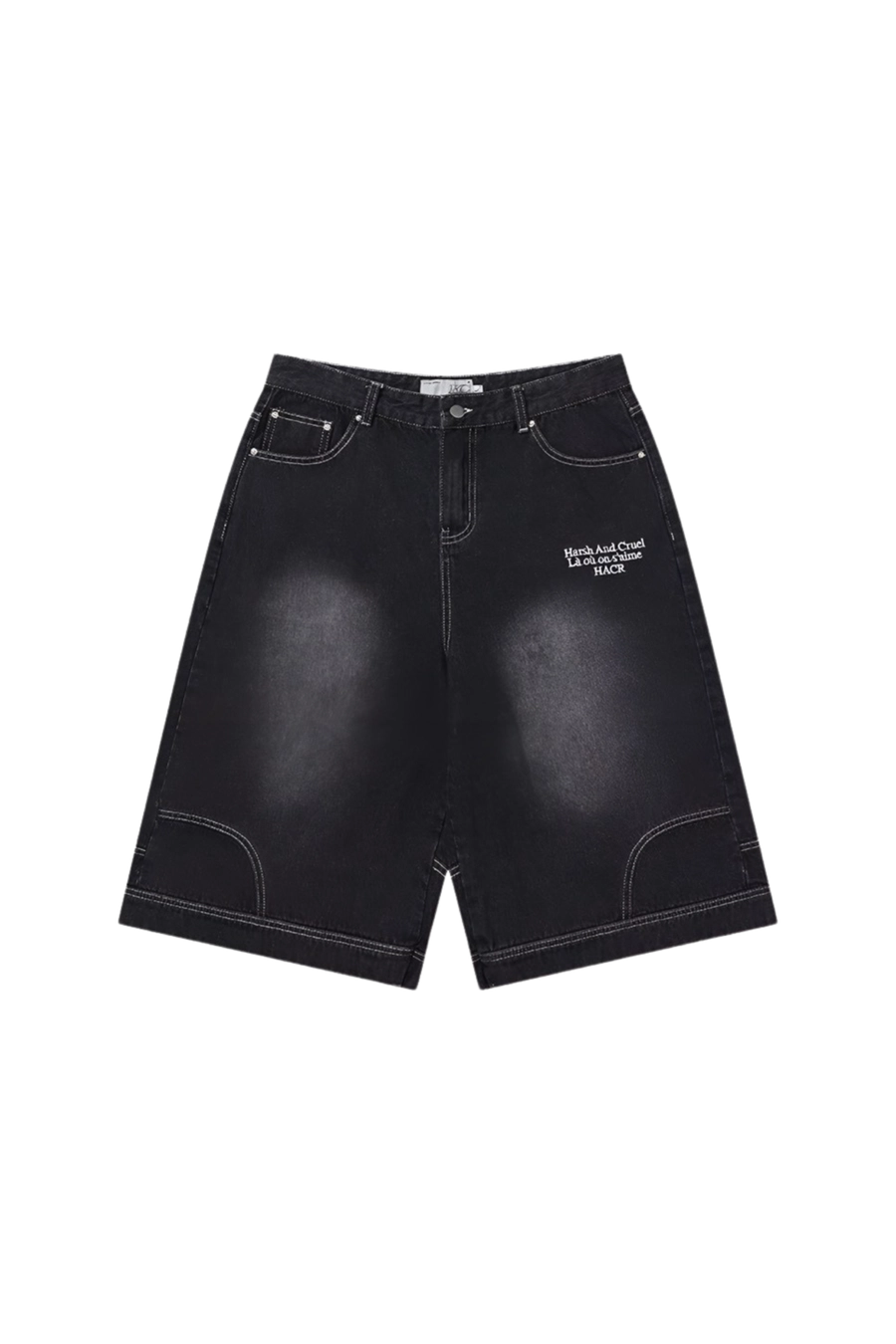 Джинсовые шорты HARSHandCRUEL Upside Down Denim Shorts