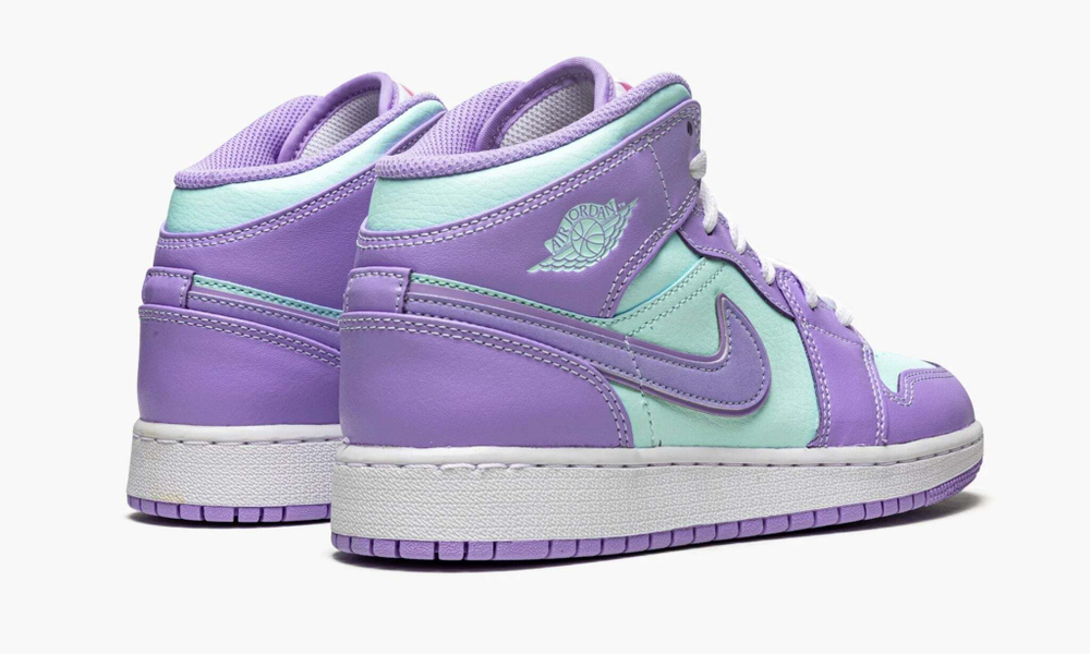 Air Jordan 1 Mid GS "Purple Aqua"