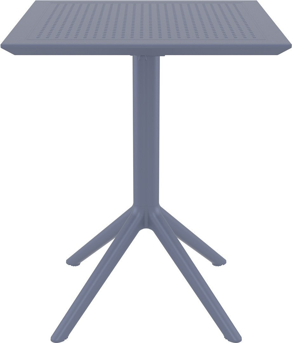 Комплект пластиковой мебели Siesta Contract Sky Folding 60 Air, темно-серый