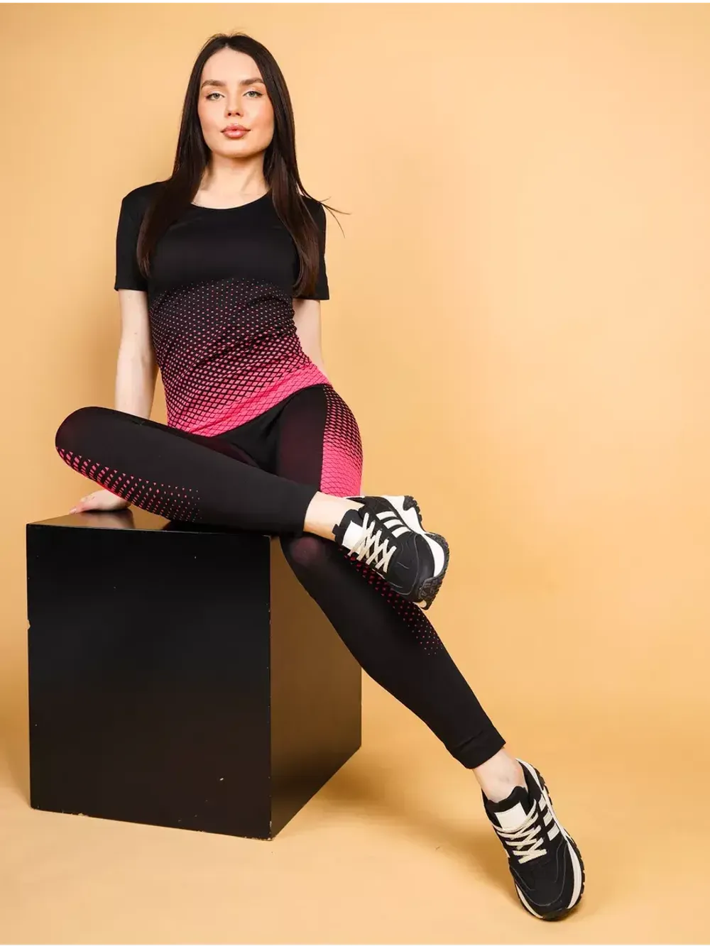 Леггинсы спортивные лосины тайтсы утягивающие пушап