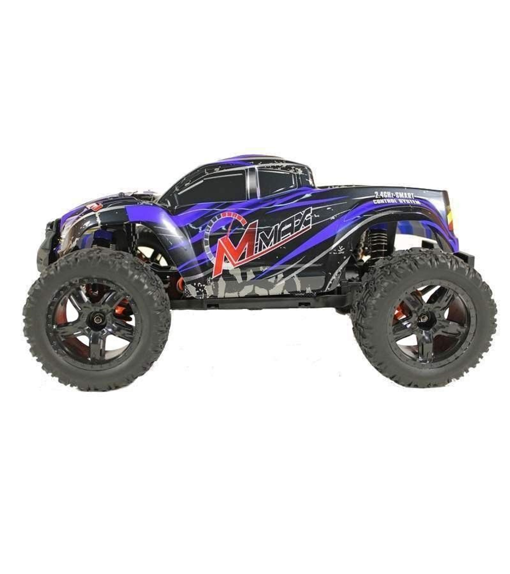 Радиоуправляемый монстр Remo Hobby MMAX PRO UPGRADE (синий) 4WD 2.4G 1/10 RTR