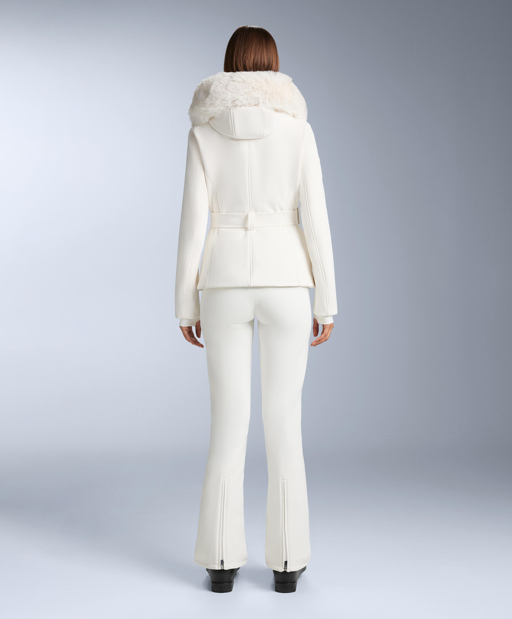 Oysho Водонепроницаемая куртка Primaloft® SKI супероблегающего кроя, белый