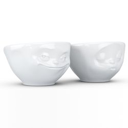 Набор чаш Grinning & Kissing, 100 мл, белый, 2 шт.