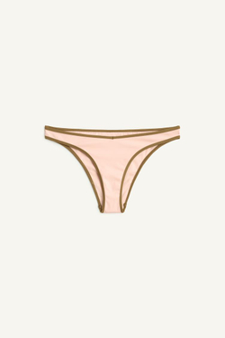 ZARA ПЛАВКИ-БИКИНИ СО СРЕДНЕЙ ТАЛИЕЙ, ПАСТЕЛЬНО-РОЗОВЫЙ
