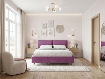 Кровать Тразимено 140 Люкс Велютто/Velutto 15