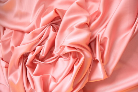 Шелк однотонный светло-розовый