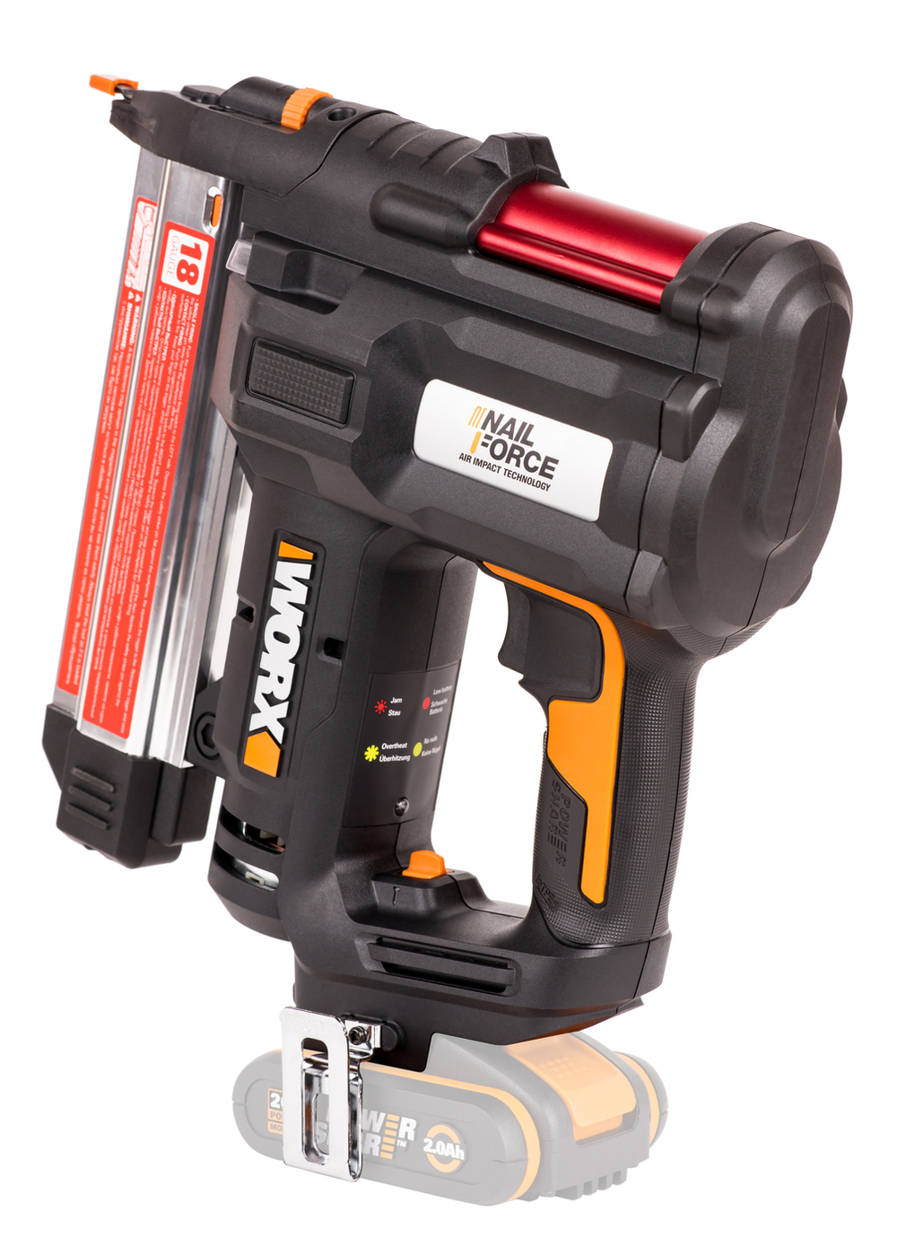 Аккумуляторный Гвозде-скобозабиватель WORX WX840.9 20В