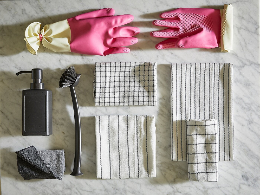 Тряпка для посуды IKEA RINNIG (РИННИГ), Коричневый, 25х25 см