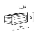 Подсветка для лестниц Outdoor O045SL-L3W3K