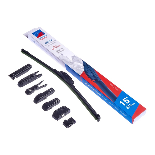 Щетка стеклоочистителя бескаркасная Double Force 375 мм (15") DFF15