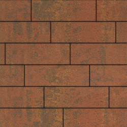 Тротуарная плитка ПРЯМОУГОЛЬНИК 750х250 мм - Листопад гладкий Арабская ночь