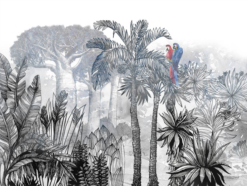 Дизайнерские обои Wall Street Zoo