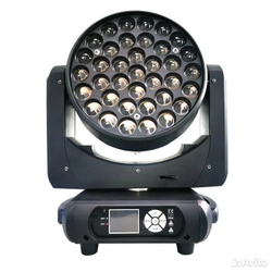 Голова полного вращения 37x15W RGBW 4 в 1 WASH ZOOM