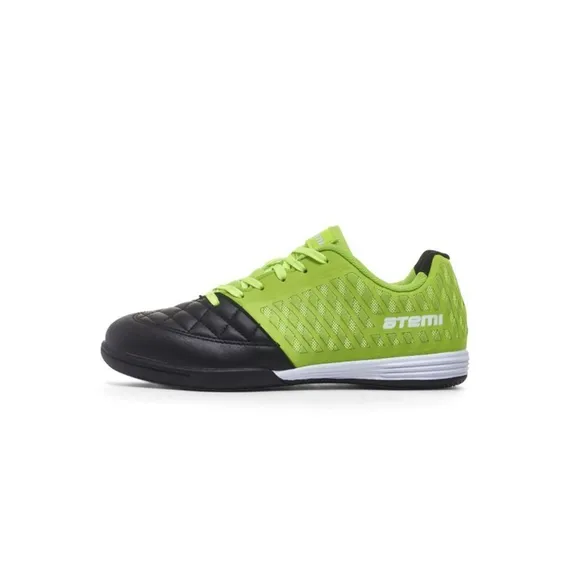 Бутсы футбольные Atemi SD700 INDOOR, синтетическая кожа, цвет салатово-чёрный, размер 44