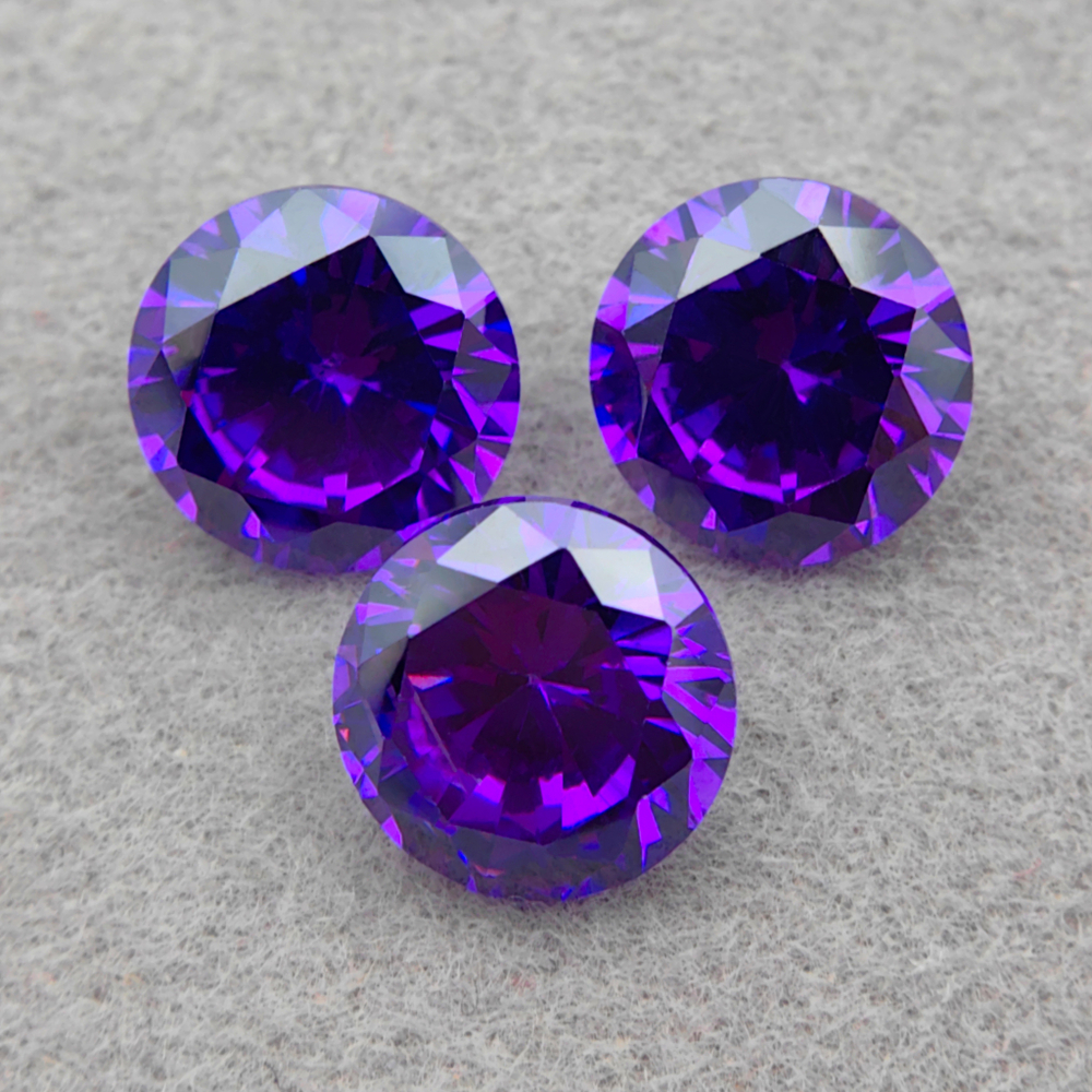 Фианит круглый, Violet
