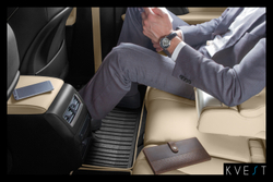 Коврики Premium, KVEST 3D в салон для LEXUS RX, 2015- , 4 шт. (полиуретан, чёрные ковры с чёрным кантом) Kvest.KVESTLEX00001K