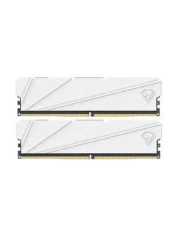 Модуль памяти DDR4 Netac Shadow II 16GB 3200MHz CL16 1.35V / NTSSD4P32DP-16W / White / with radiator